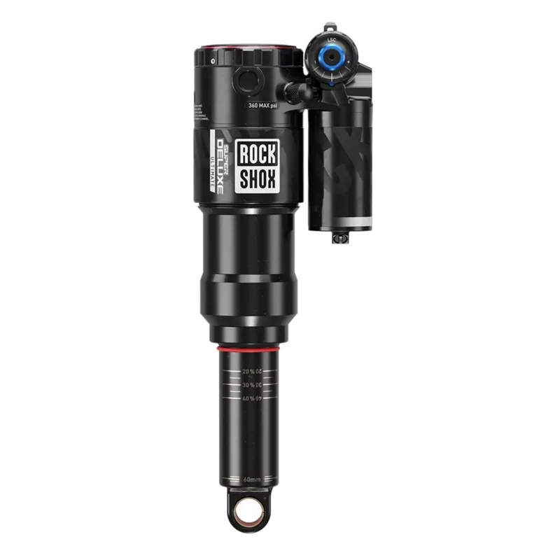 Rockshox Super Deluxe Ultimate RC2T Rear Shock - Trunnion - 205mm x 60mm compatible with 205 x 65mm-1