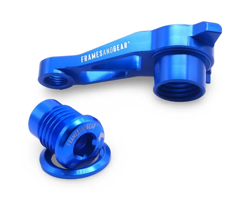 Framesandgear Direct Mount DB Derailleur Hanger For UDH Systems With Shimano Shifting Blue-1