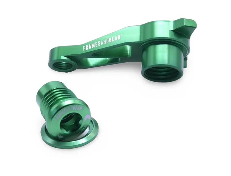 Framesandgear Direct Mount DB Derailleur Hanger For UDH Systems With Shimano Shifting Green-1