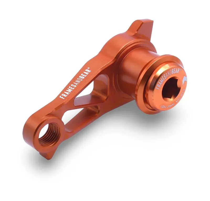 Framesandgear Direct Mount DB Derailleur Hanger For UDH Systems With Shimano Shifting Orange