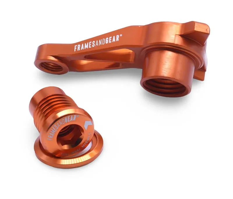 Framesandgear Direct Mount DB Derailleur Hanger For UDH Systems With Shimano Shifting Orange-1