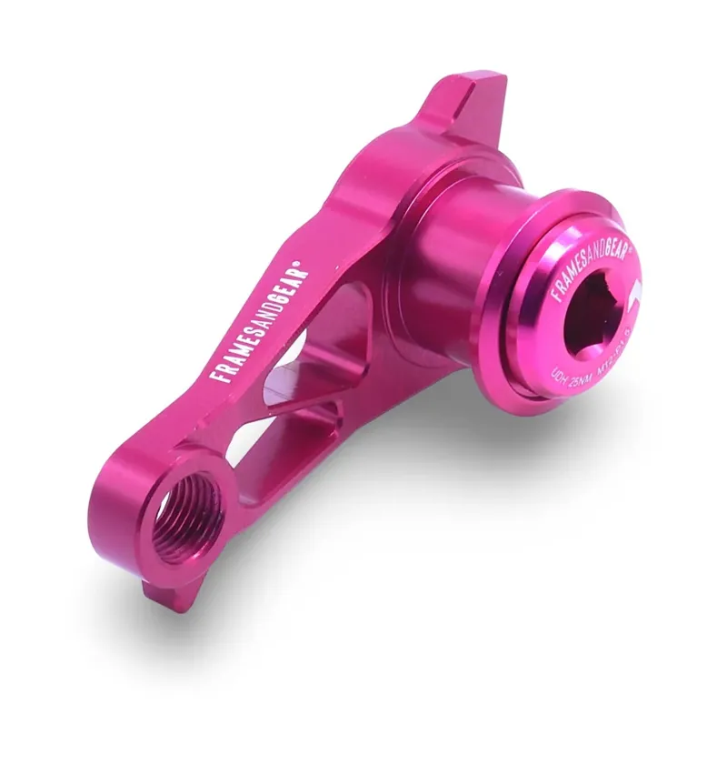 Framesandgear Direct Mount DB Derailleur Hanger For UDH Systems With Shimano Shifting Pink