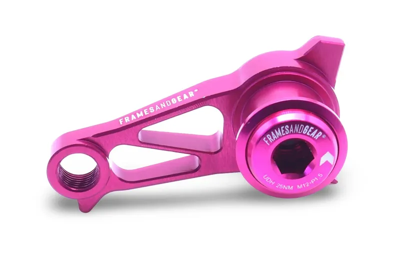 Framesandgear Direct Mount DB Derailleur Hanger For UDH Systems With Shimano Shifting Pink-4