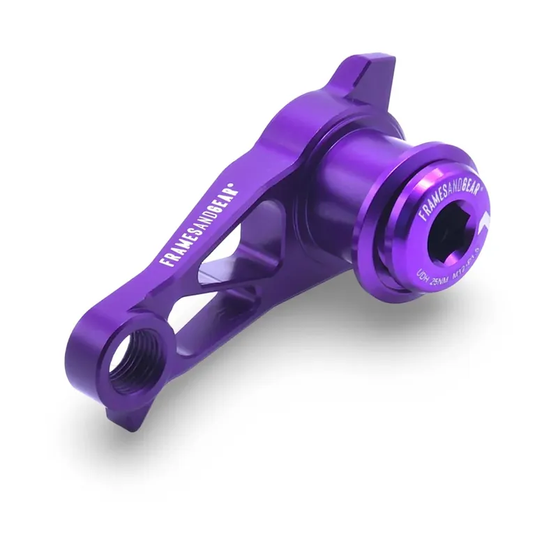 Framesandgear Direct Mount DB Derailleur Hanger For UDH Systems With Shimano Shifting Purple