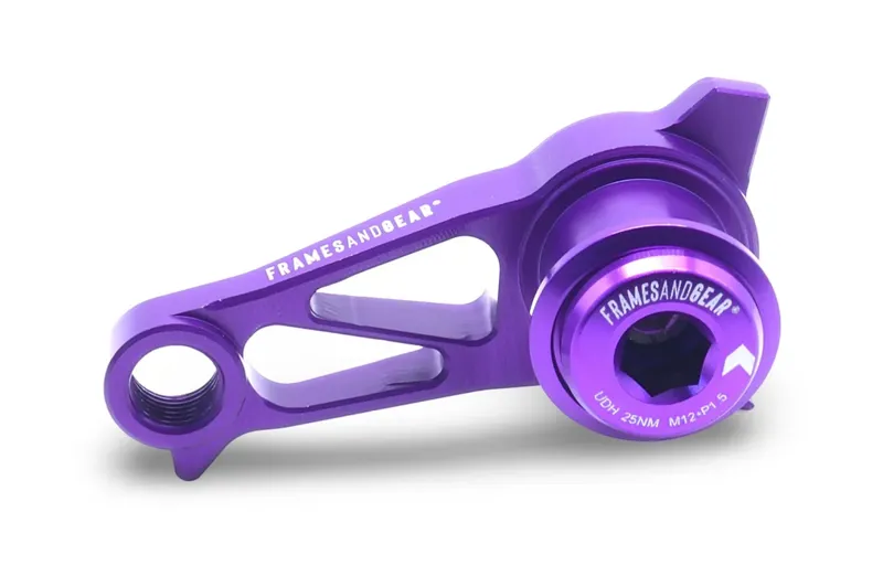 Framesandgear Direct Mount DB Derailleur Hanger For UDH Systems With Shimano Shifting Purple-4