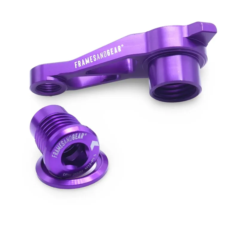 Framesandgear Direct Mount DB Derailleur Hanger For UDH Systems With Shimano Shifting Purple-1