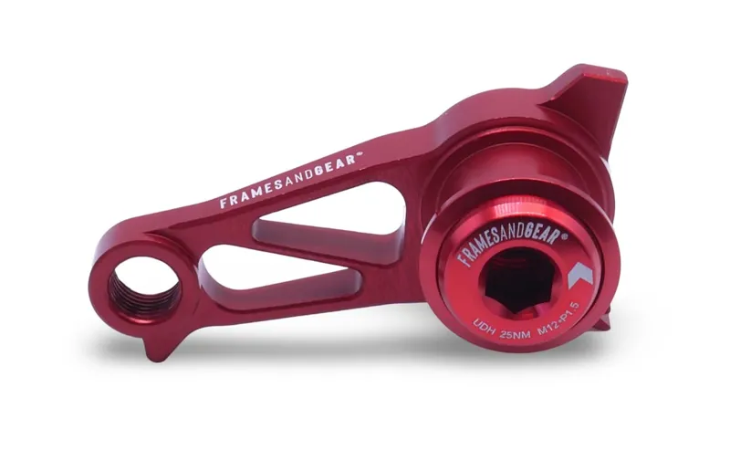 Framesandgear Direct Mount DB Derailleur Hanger For UDH Systems With Shimano Shifting Red-4