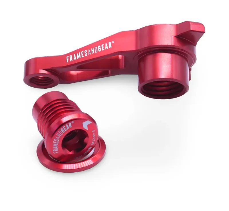 Framesandgear Direct Mount DB Derailleur Hanger For UDH Systems With Shimano Shifting Red-2