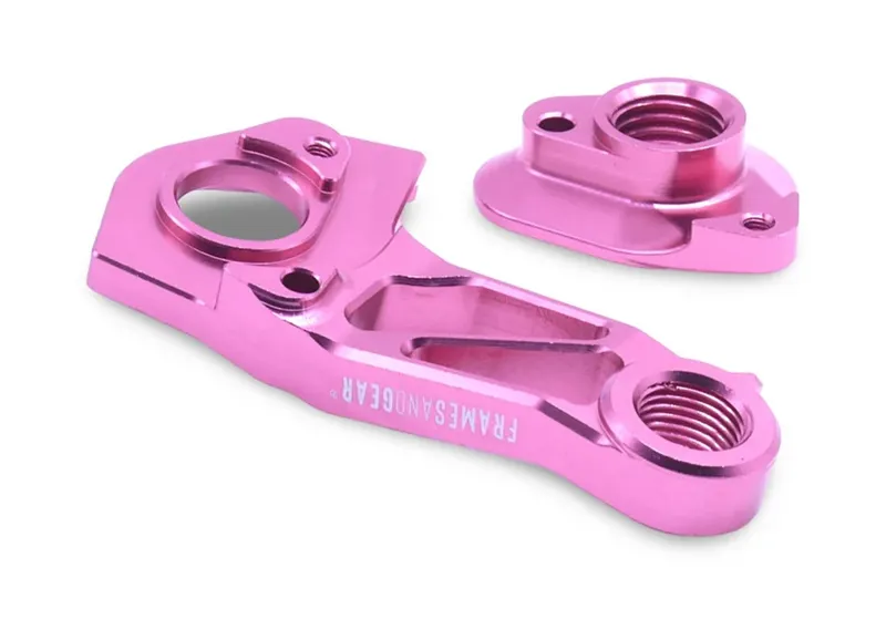 Framesandgear Direct Mount DB Derailleur Hanger For Enve Melee With Shimano Shifting Pink-1