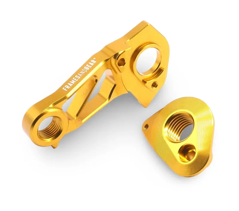 Framesandgear Direct Mount DB Derailleur Hanger For Enve Melee With Shimano Shifting Yellow