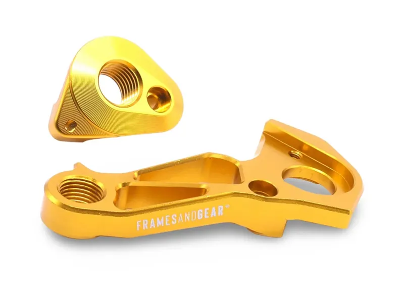 Framesandgear Direct Mount DB Derailleur Hanger For Enve Melee With Shimano Shifting Yellow-3
