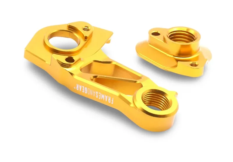 Framesandgear Direct Mount DB Derailleur Hanger For Enve Melee With Shimano Shifting Yellow-1