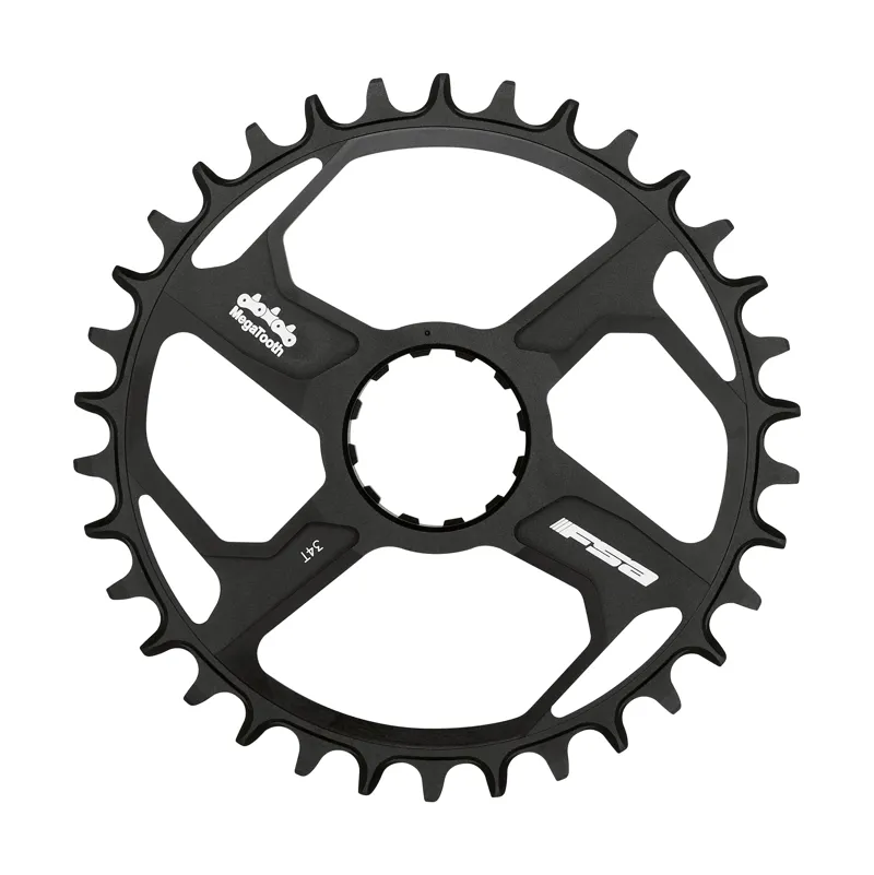 FSA Fazua Ebike 4 Spoke 1x11 Direct Mount Chainring 34T Black