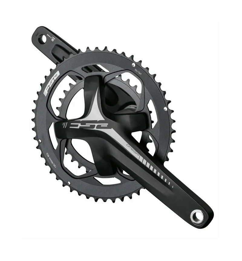 FSA Omega Compact 2x11 MegaExo NBD Road Chainset Black