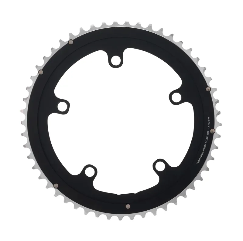 Vision Metron TT Chainring 2x11 5h 130BCD Black