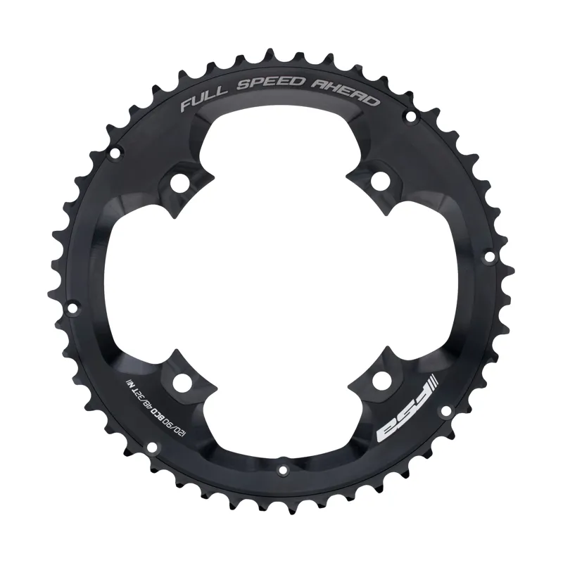 FSA Powerbox Road 120BCD 2x11 Chainring 4H Black