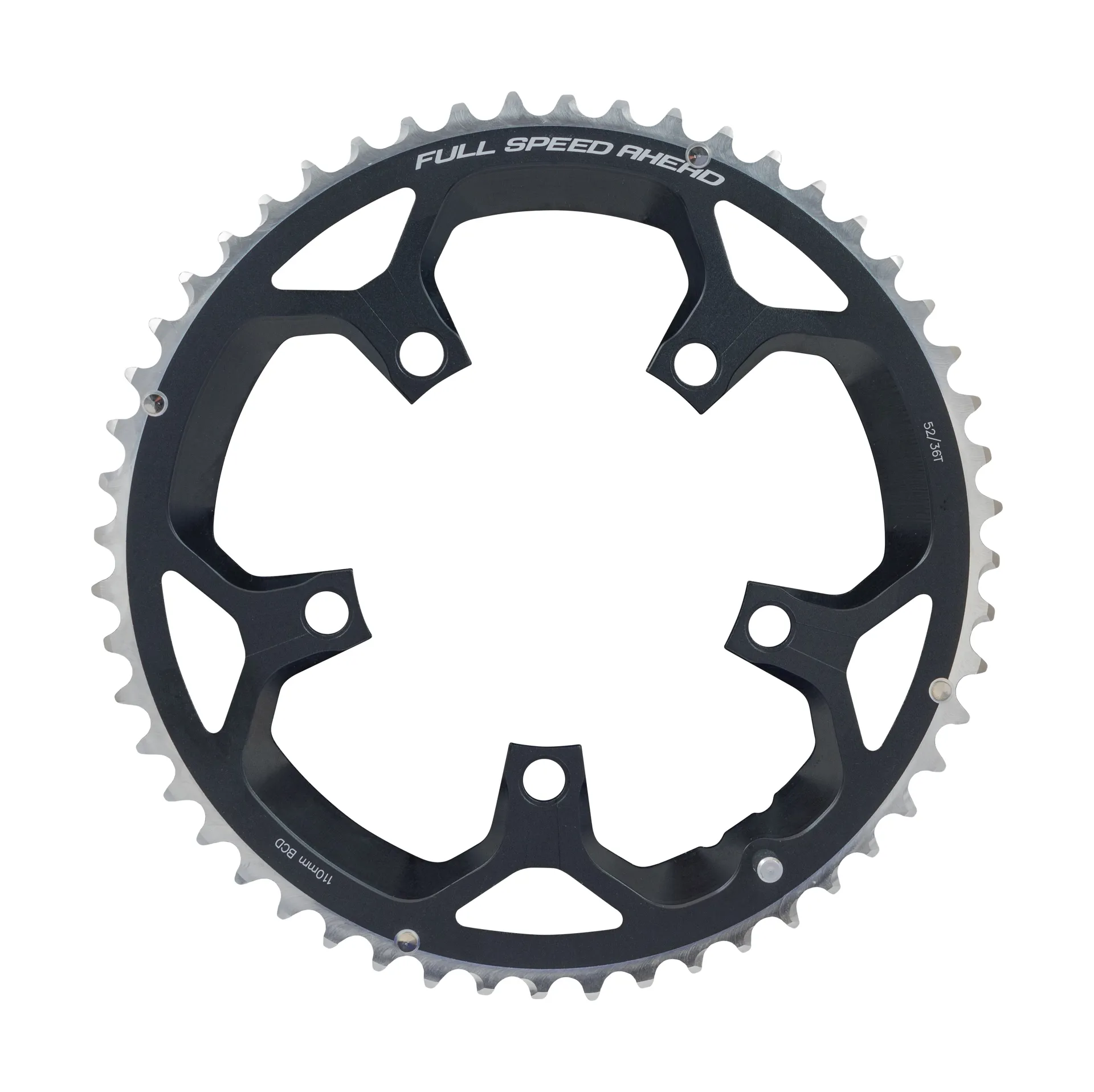 FSA Pro Road 110BCD 2x11 Chainring 5H Black Various Sizes