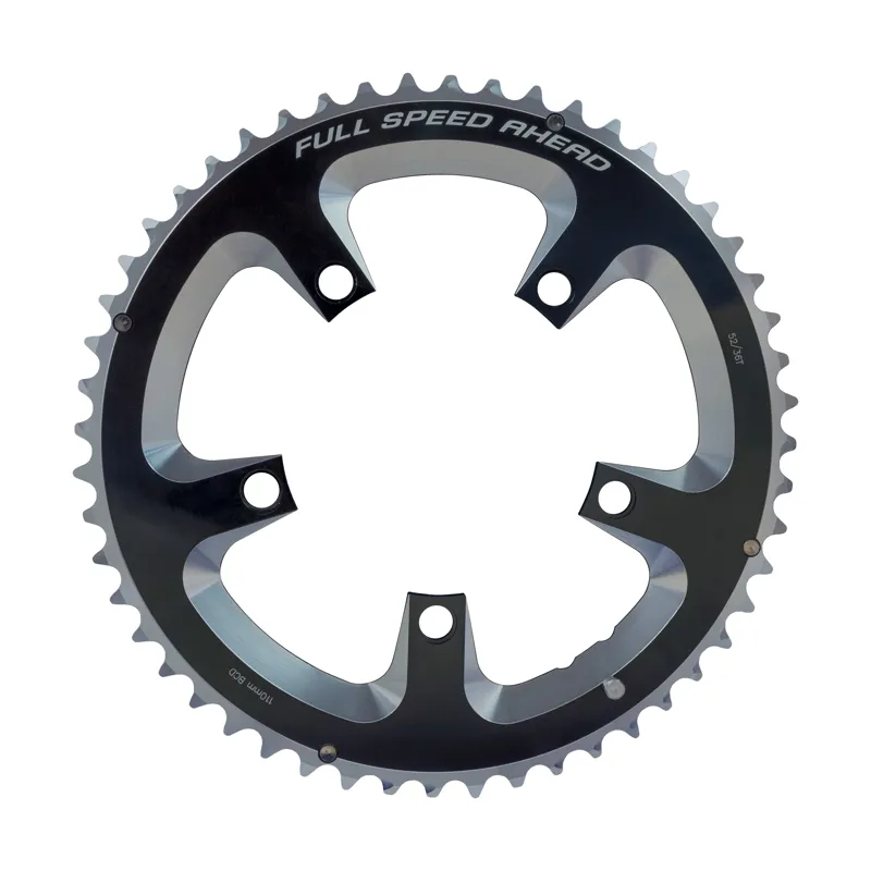 FSA Super Road 110BCD 2x11 Chainring 5H Black 50/52T-1
