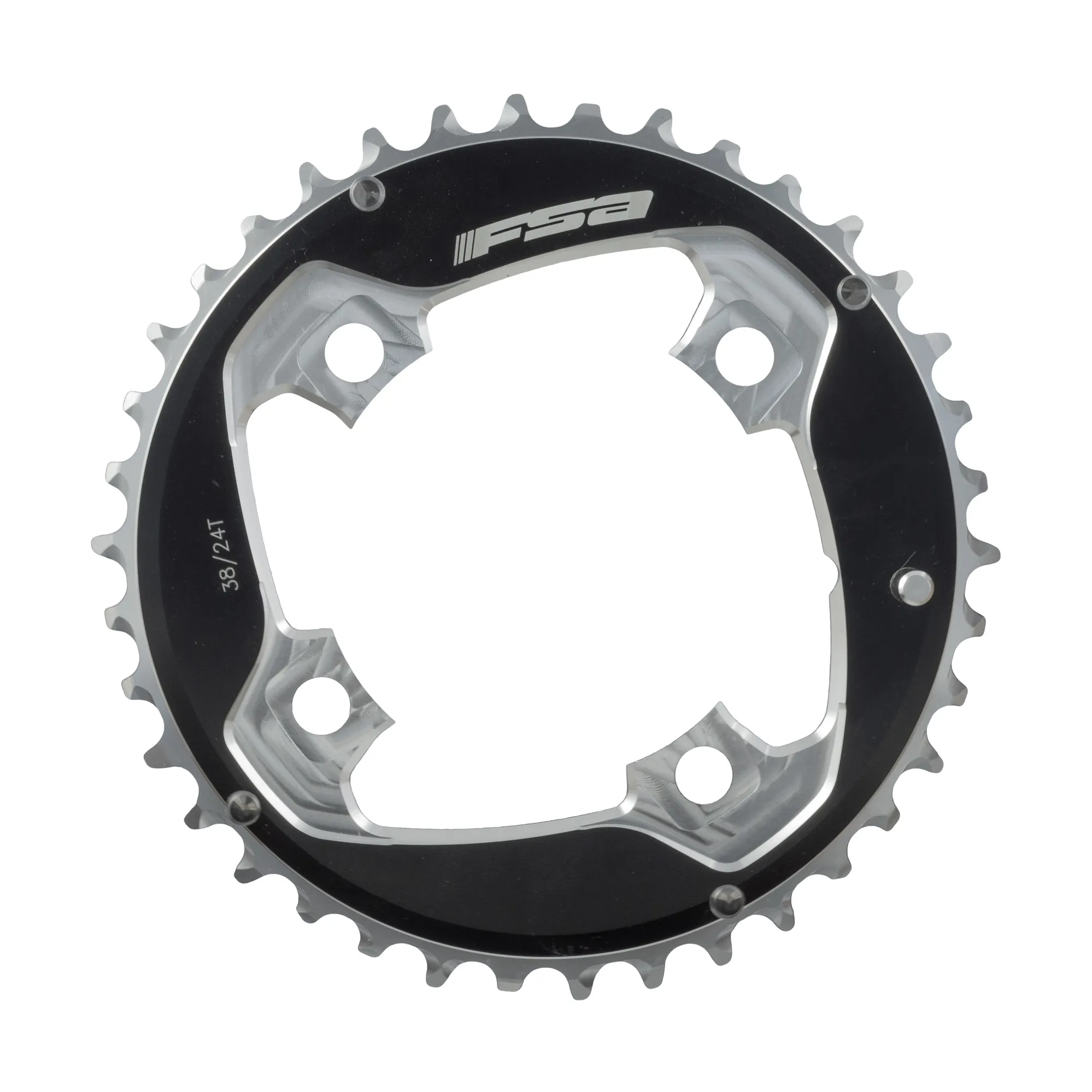 Fsa Chain Rings FSA SLK ABS MTB 96BCD 2x11 Chainring 4H Black