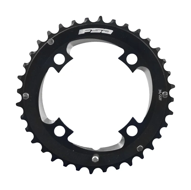 FSA Comet Modular MTB Chainring 96BCD 2x11 4H Black Various Sizes
