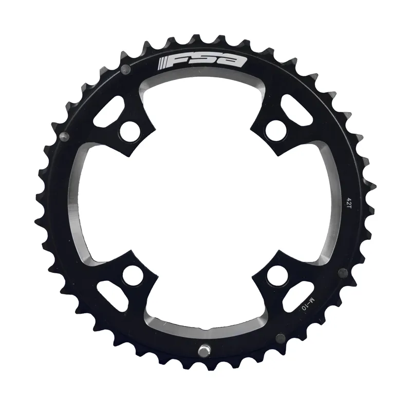 FSA Alloy MTB Chainring 104BCD 3x10 4H Black Various Sizes