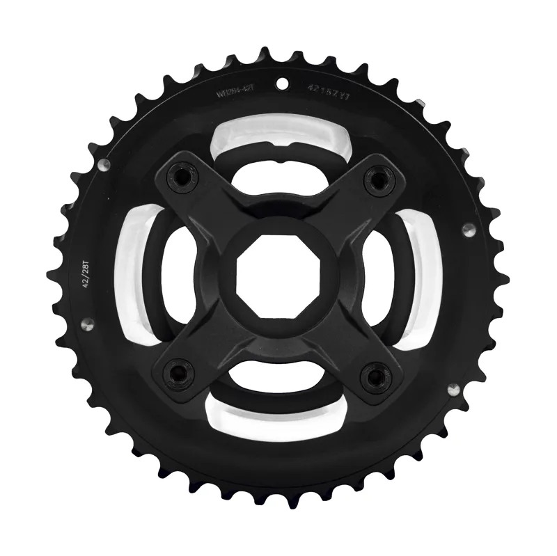 FSA Brose Ebike 2x Chainring Set With Spider Black-1
