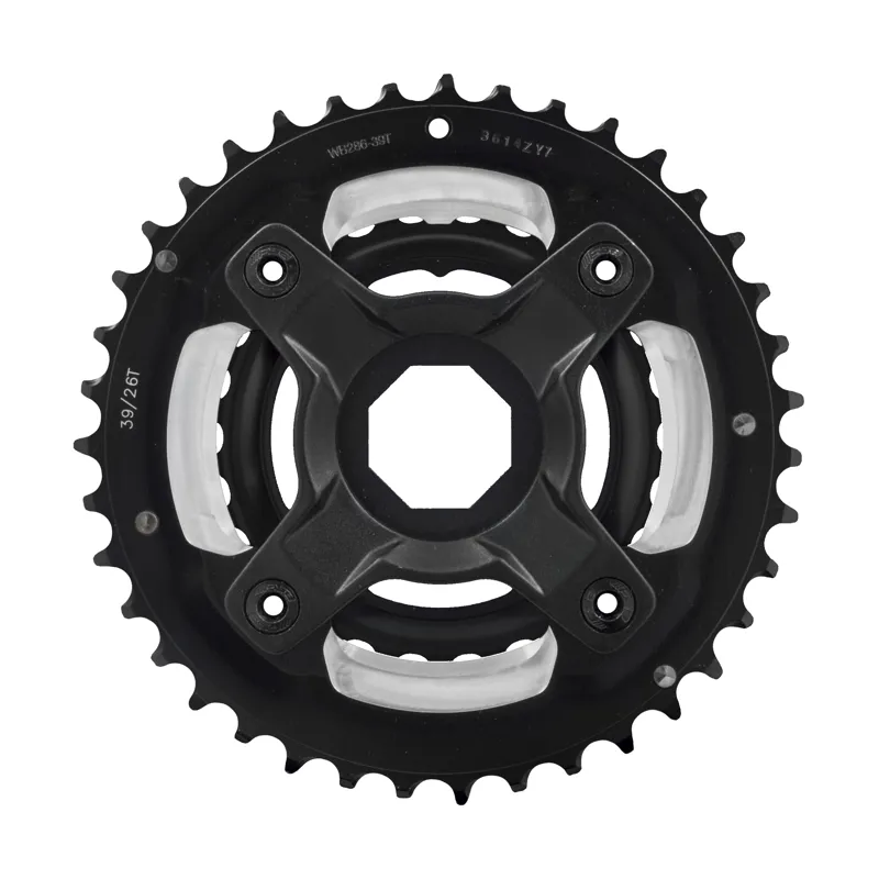 FSA Brose Ebike 2x Chainring Set With Spider Black-2
