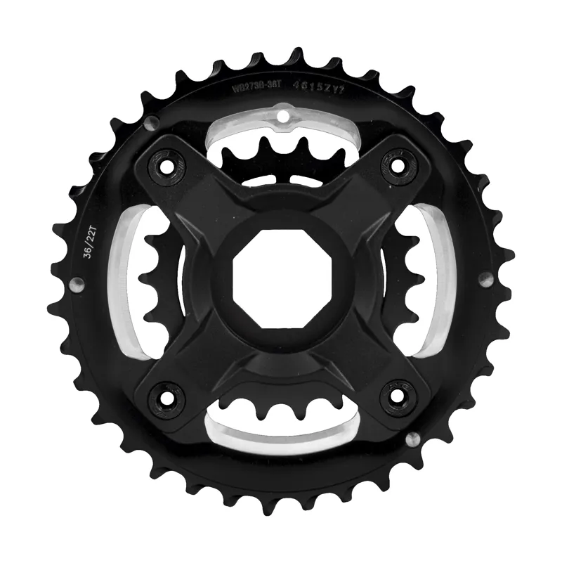 FSA Brose Ebike 2x Chainring Set With Spider Black-5