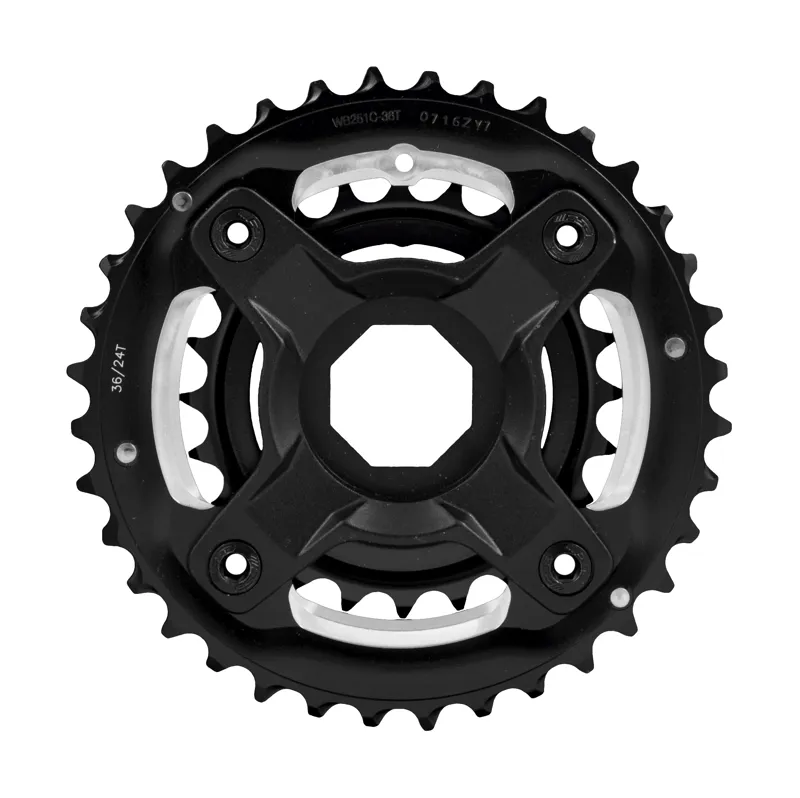 FSA Brose Ebike 2x Chainring Set With Spider Black-4