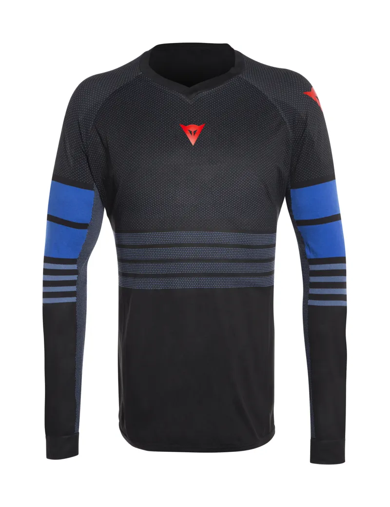 Dainese HG Long Sleeve MTB Cycling Jersey 1 Black Blue 