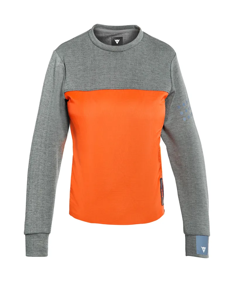 Dainese AWA BLACK Womens Cycling Fleece Grey Orange