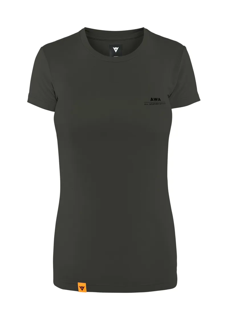 Dainese AWA BLACK Womens Cycling Tee T-Shirt Black Small