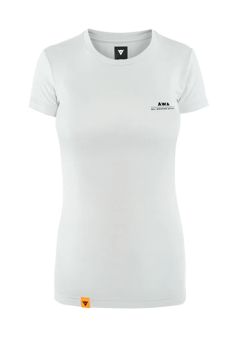 Dainese AWA BLACK Womens Cycling Tee T-Shirt Cool Grey 