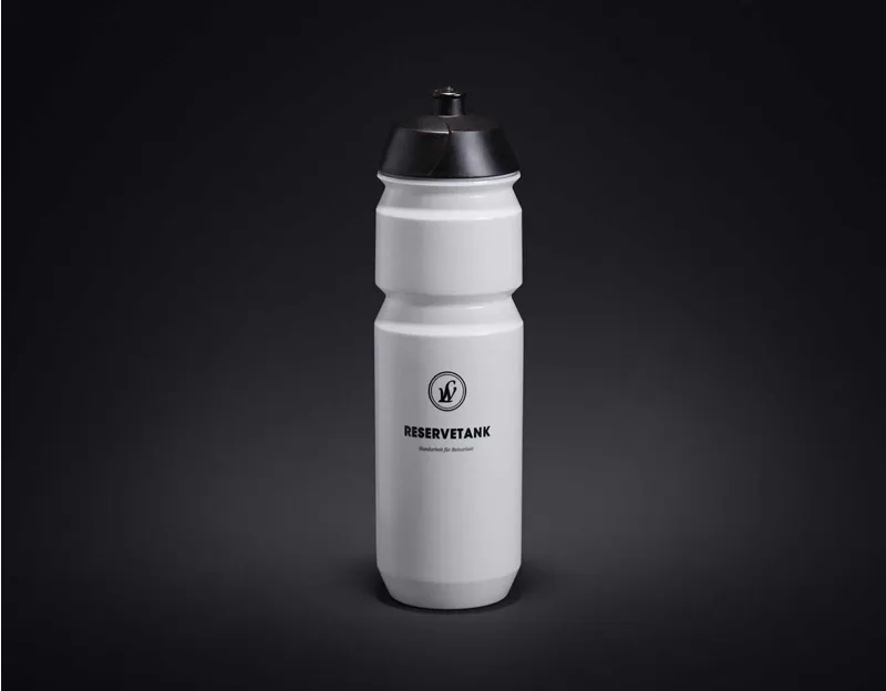 Lightweight ReseveTank Tacx Water Bottle Clear With Black Cap 500 ml