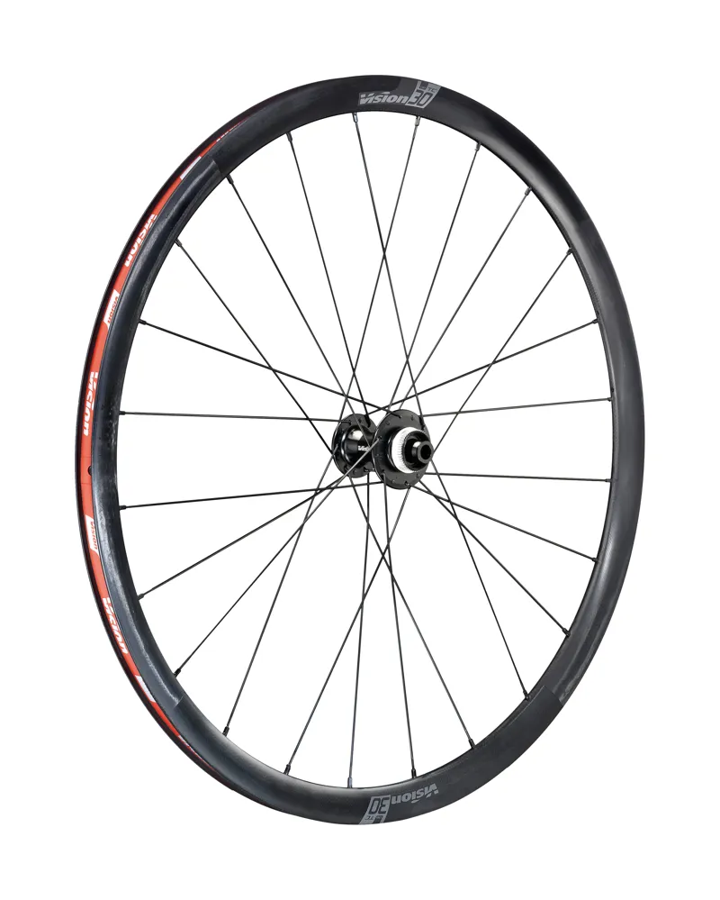 Vision TC 30 Disc Brake Carbon Road Wheelset 700C Tubeless Ready-2