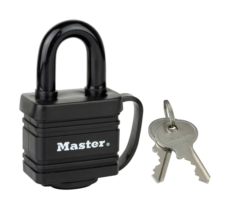 Master Lock Laminated Padlock 30mm 7804EURD Black
