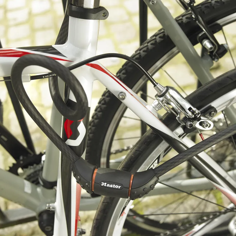 Master Lock Cycle Cable Key Lock 10mm X 1.8m 8130 Black-2