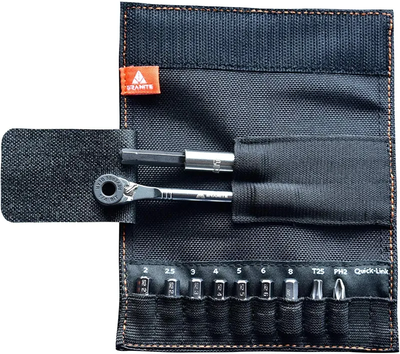 Granite ROCKnROLL Cycle Tool Kit Cordura Fabric Black-1