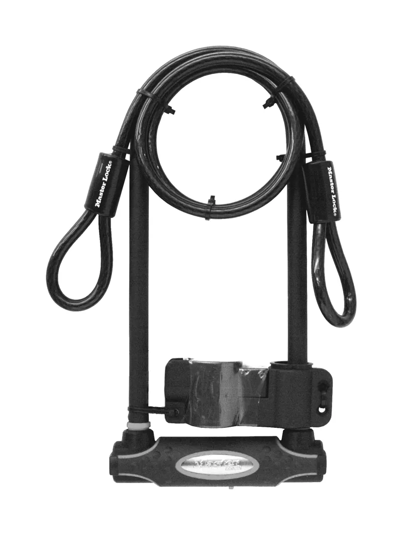 Master Lock Sold Secure Gold D-Lock+Cable 11X28X120cm 8285EURDPRO -1