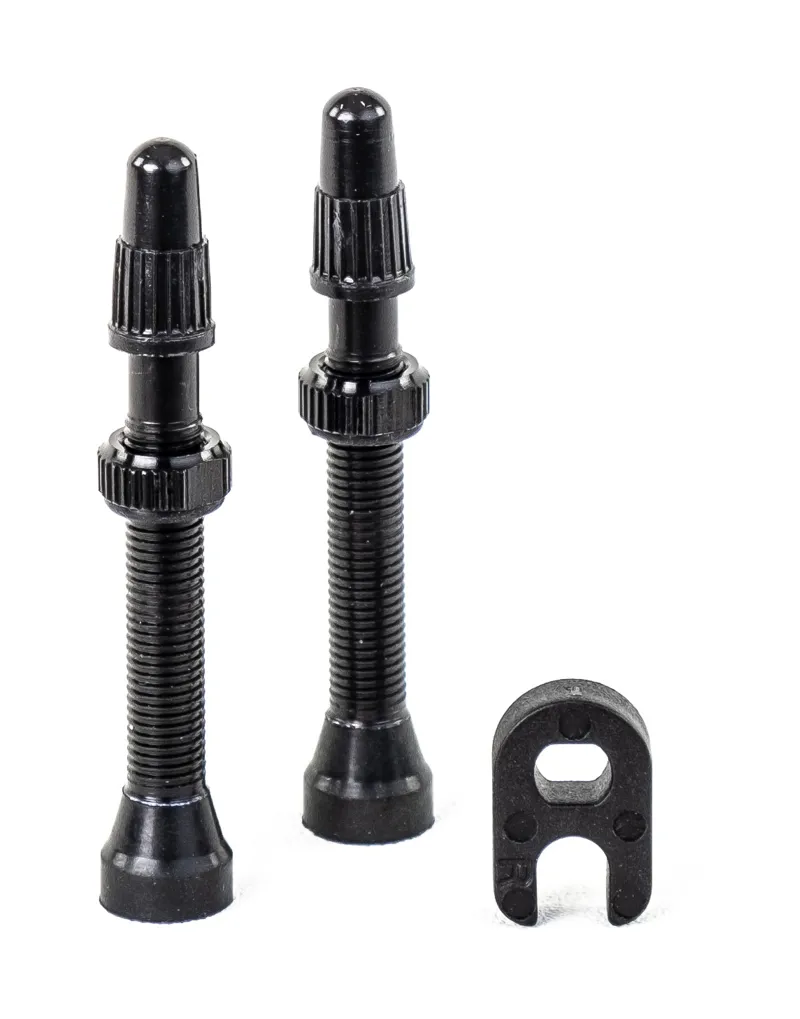 Hutchinson Tubeless Valves 44/60/80mm Black x2