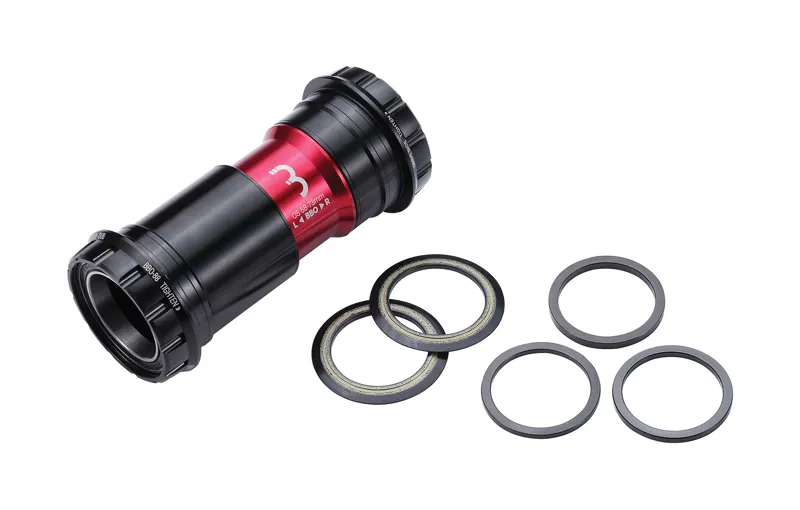BBB BottomFit BB30 Dub Bottom Bracket Black Red BBO-88-1