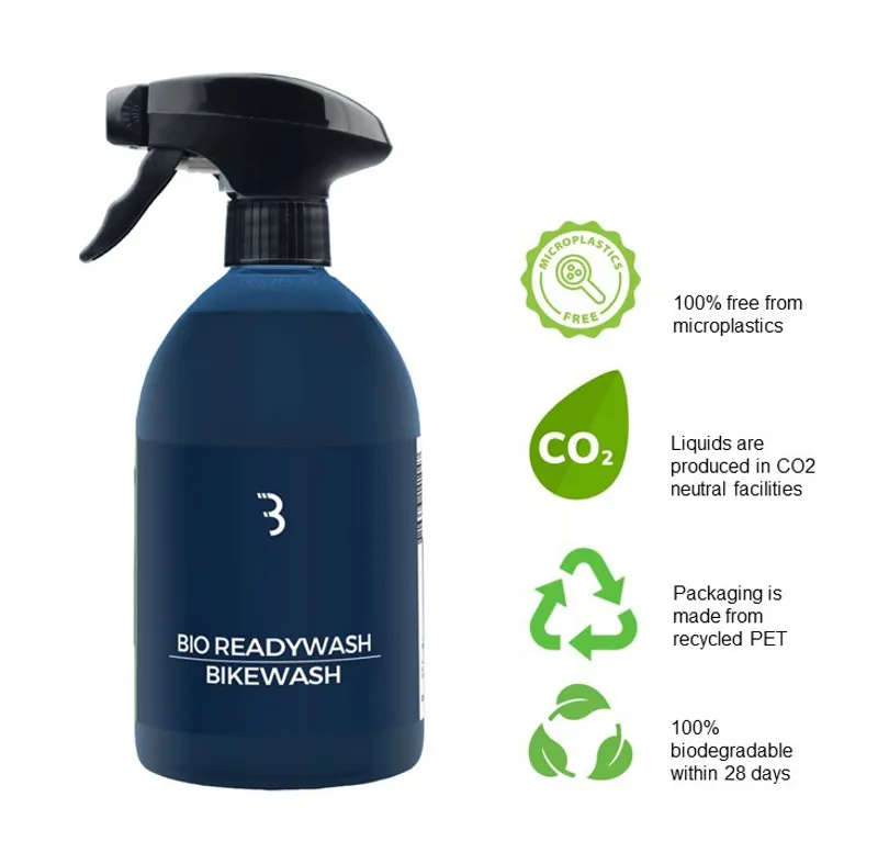 BBB BioReadyWash Bike Shampoo Trigger Bottle Eco-Friendly 500ml BTL-253
