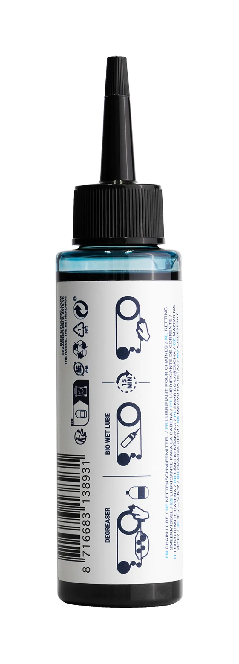 BBB BioWet Lube Chain Lubricant Eco-Friendly 100ml BCH-203-2