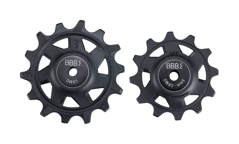 BBB RollerBoys Jockey/Pulley Wheels for 12 Speed SRAM 12+14T BDP-07 Black