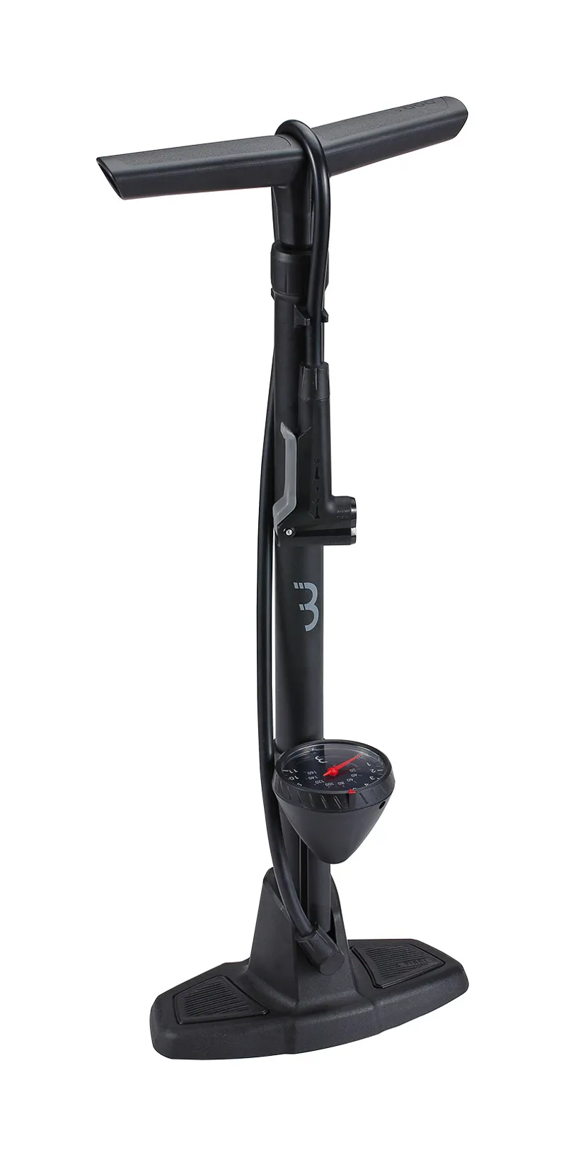 BBB AirWave Lightweight Floor Pump With DualHead 3.0 BFP- 20 Black