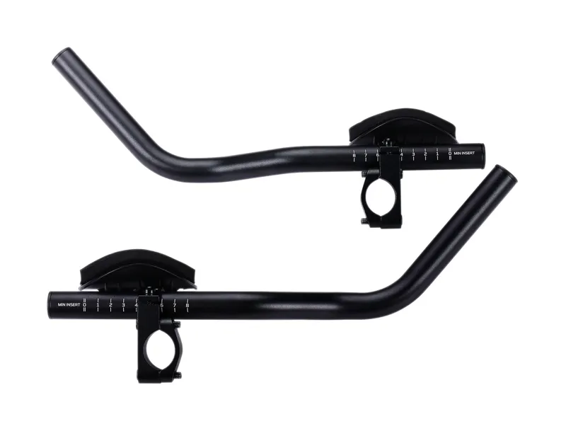 BBB AeroBase Aero J-Bend Tri Clip On Extensions Bar Black BHB-52-1