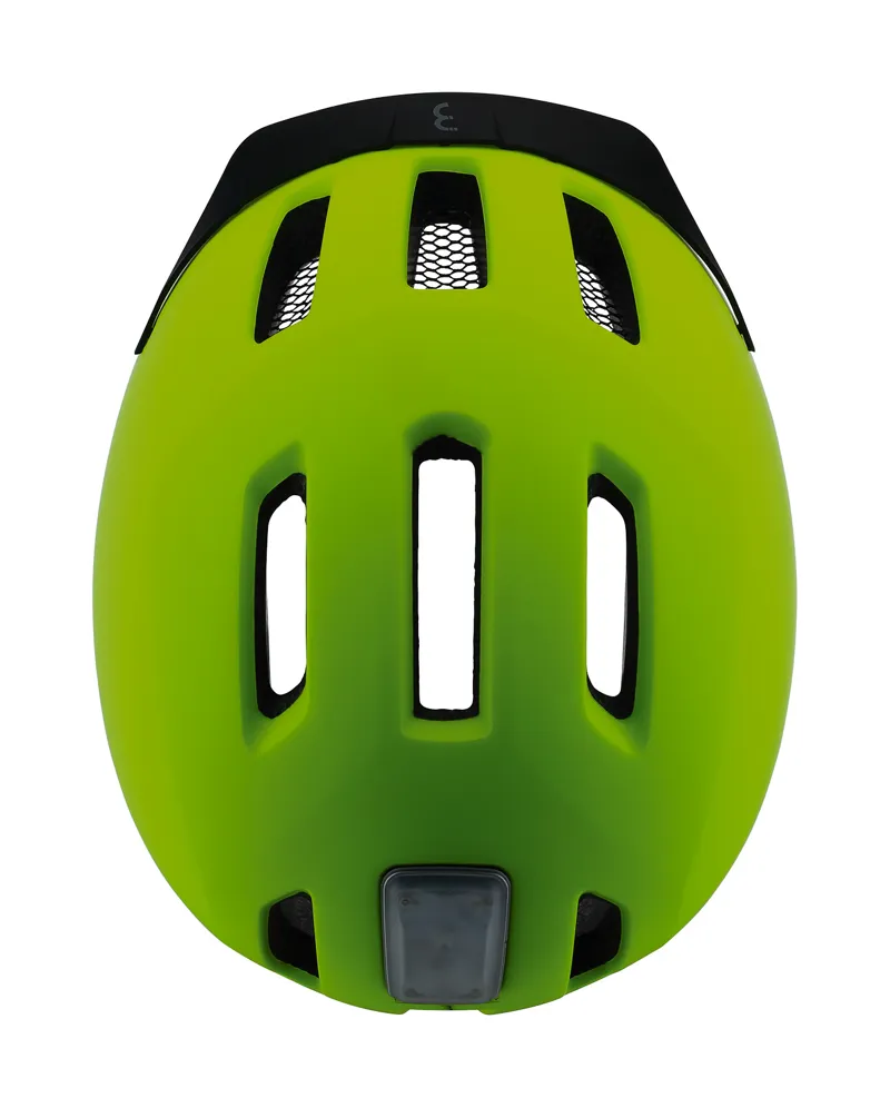 BBB Grid City/Urban Cycle Helmet With Rear LED Light Neon Yellow BHE-161 -6