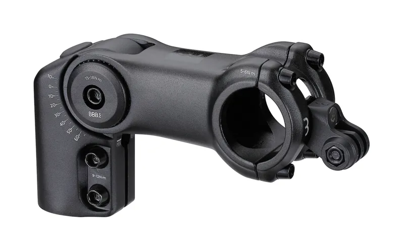 BBB HighFix OS Adjustable Handlebar Stem 31.8mm Black  BHS-35 -1