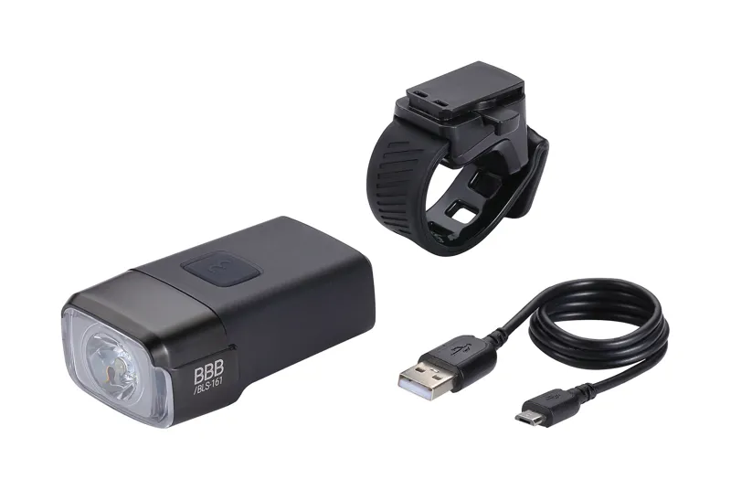 BBB NanoStrike 600 Front LED High Power Cycle Light Black BLS-161 -1