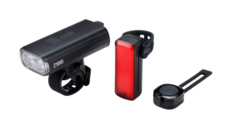 BBB StrikeDuo 2100i with Signal Pro Front and Rear Light Set BLS-277I-1